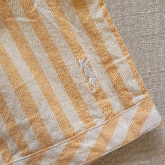 Well Dressed Wolf Yellow Striped Shorts - Picture 3 of 5